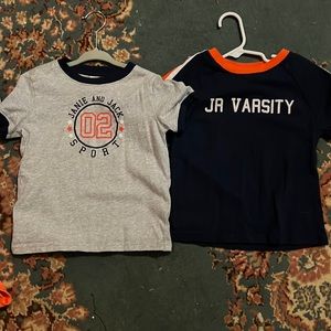 Janie and jack boys size 4 shirts